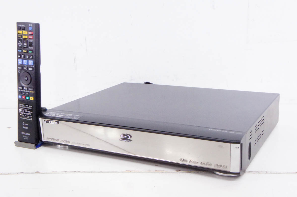 三菱電機 2TB 2チューナー ブルーレイレコーダー REAL DVR-BZ450(中古