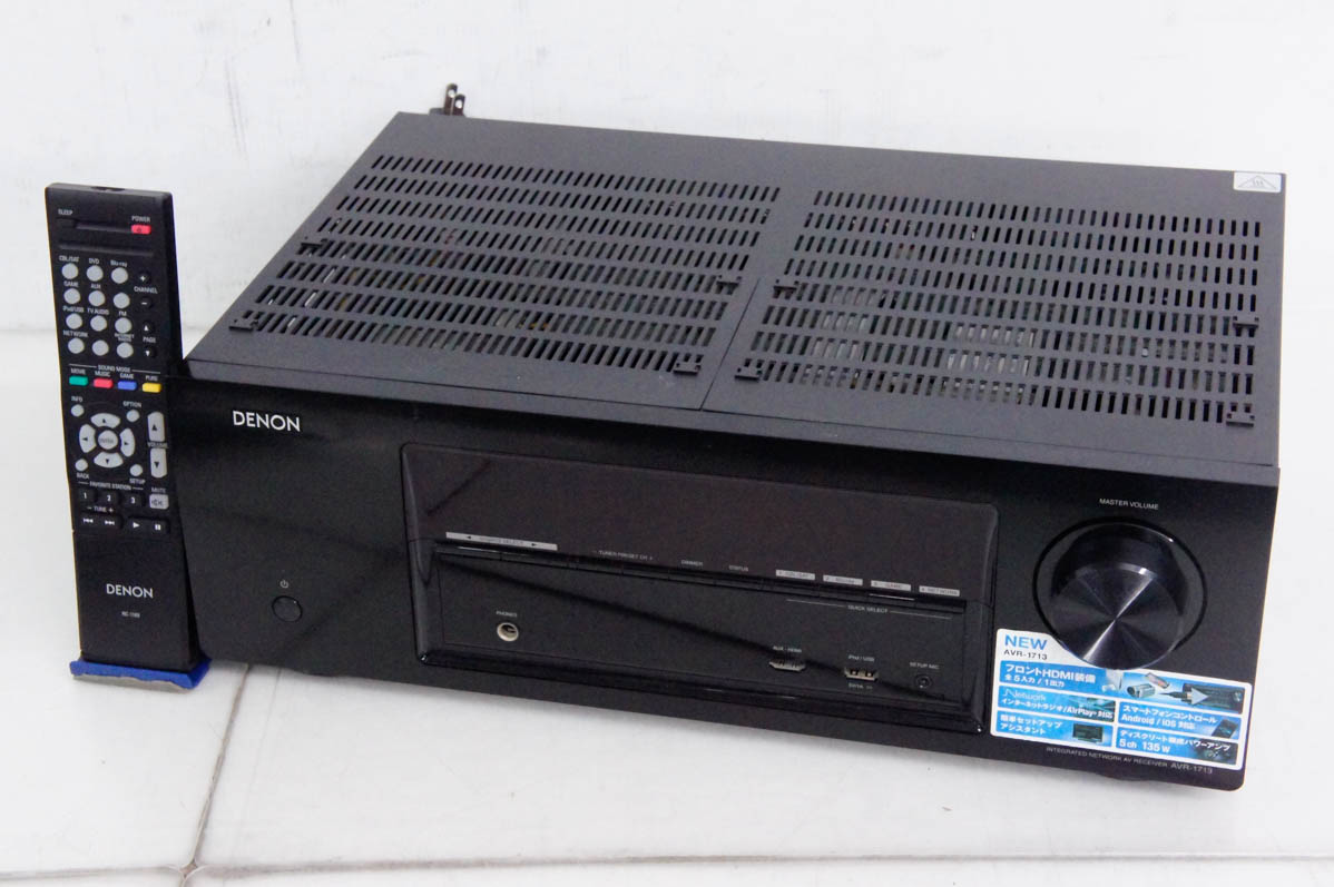 【中古】Denonデノン 51ch AVサラウンドレシーバー AVR-1713