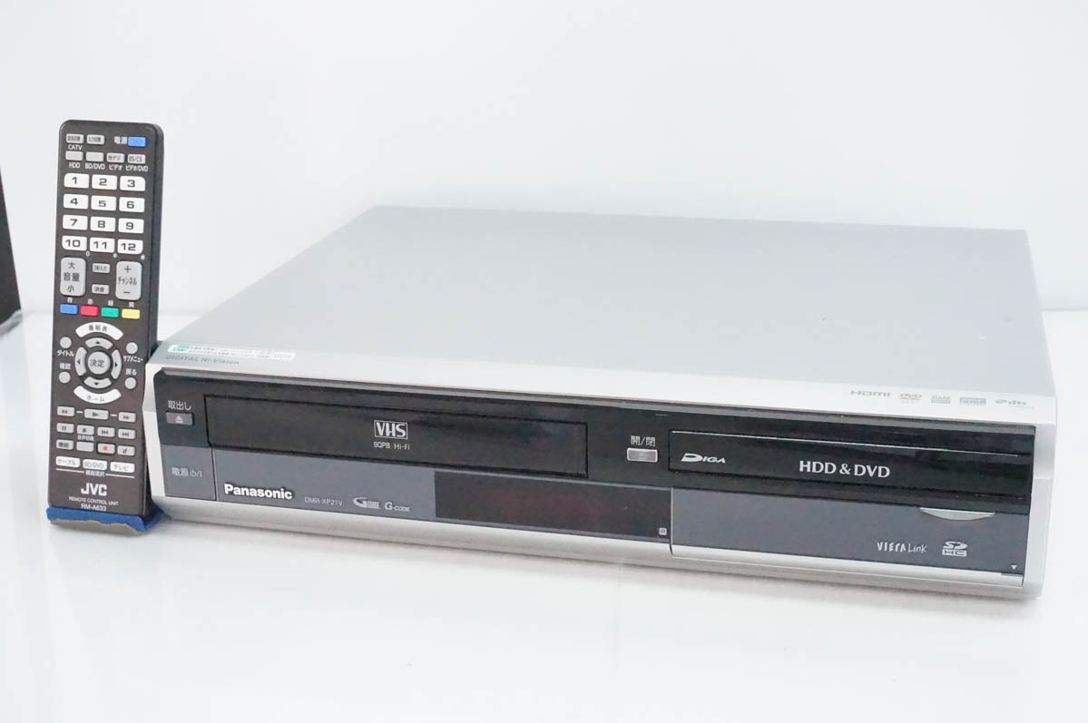 【中古】Panasonicパナソニック 地上/BS/110度CSデジタルチューナー内蔵 DVDレコーダー DMR-XP21V HDD250GB