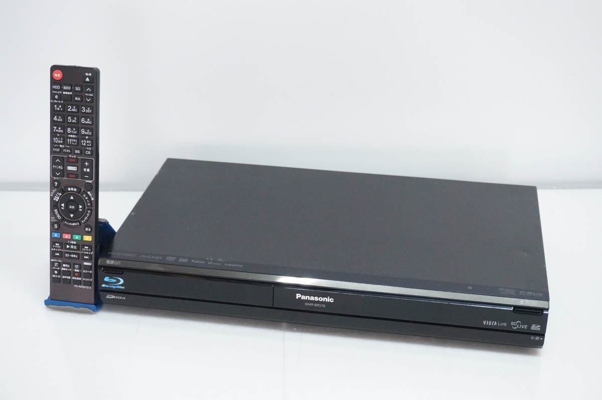【中古】Panasonicパナソニック HDD搭載ハイビジョンブルーレイディスクレコーダー DIGA DMR-BR570-K HDD320GB