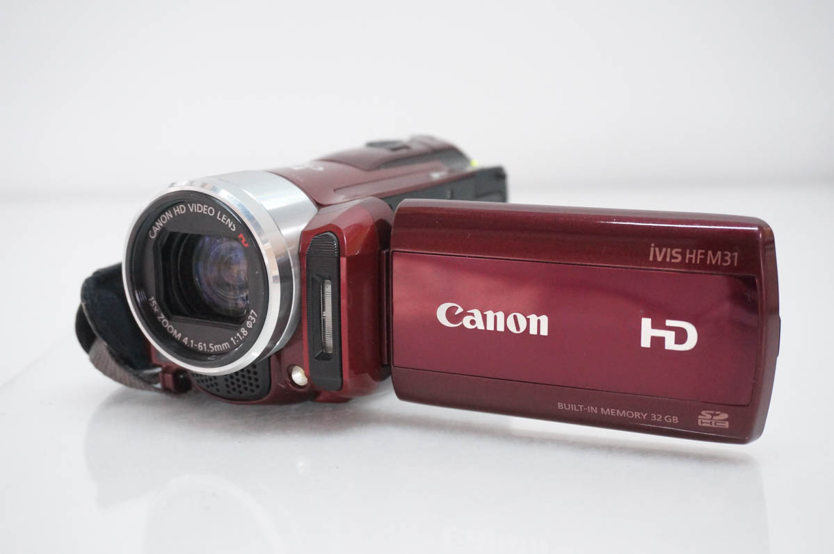 【中古】キヤノンCANON ハイビジョンデジタルビデオカメラ メモリータイプ iVIS HF M31｜エスネットショップ店