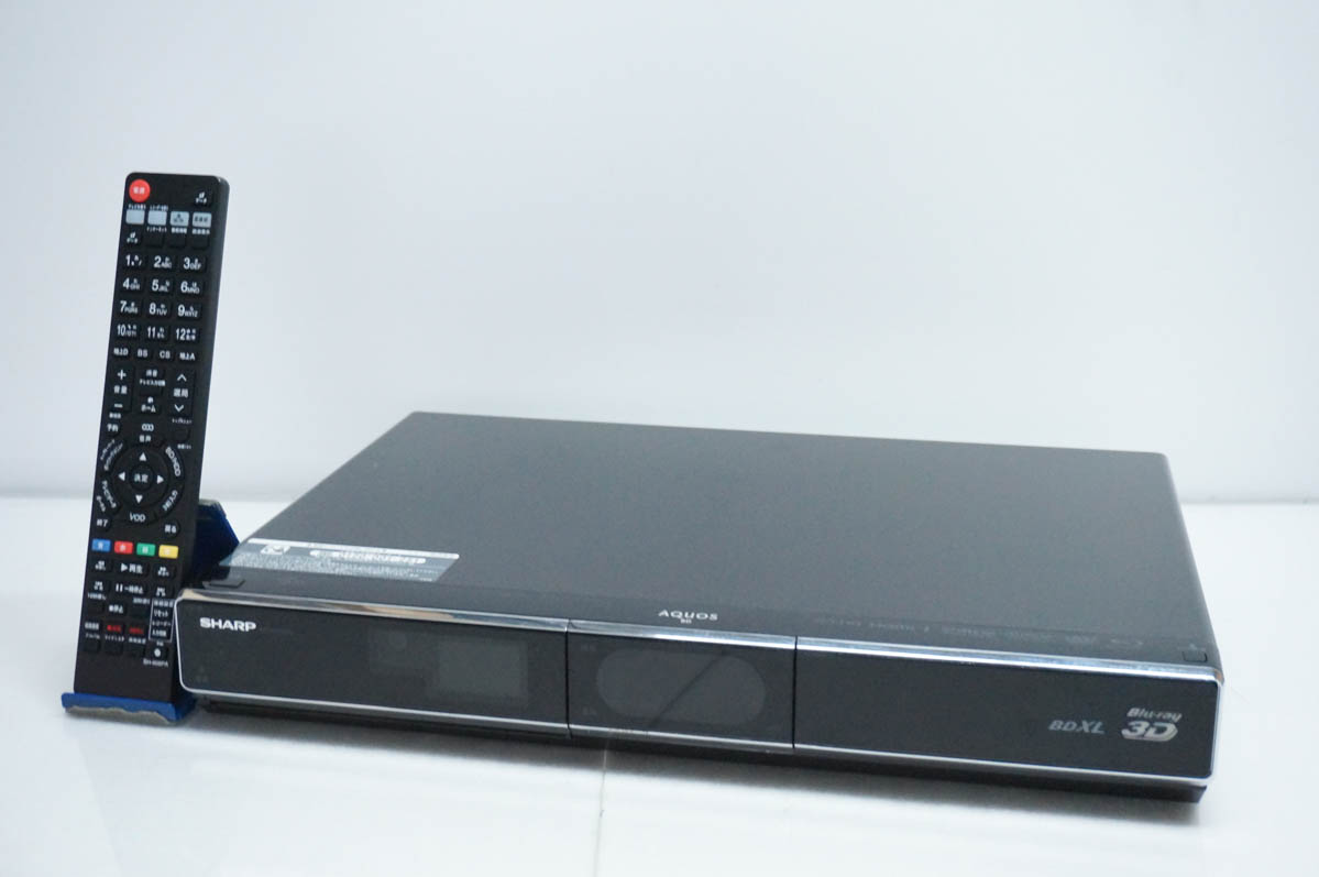 【中古】SHARPシャープ ブルーレイレコーダー AQUOSアクオス BD-HDW65 HDD500GB Wチューナー 3Dディスク対応