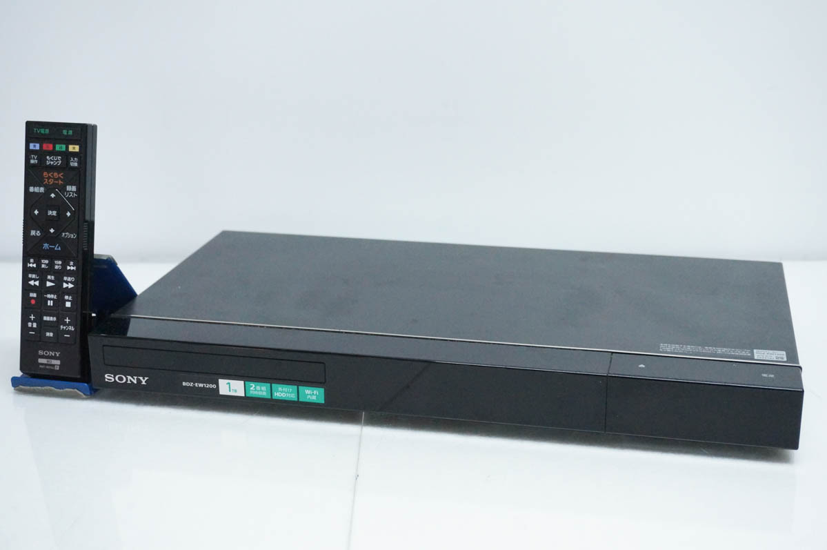【中古】SONYソニー ブルーレイディスク/DVDレコーダー HDD1TB BDZ-EW1200 BDレコーダー ダブルチューナー 無線LAN搭載 21,586円