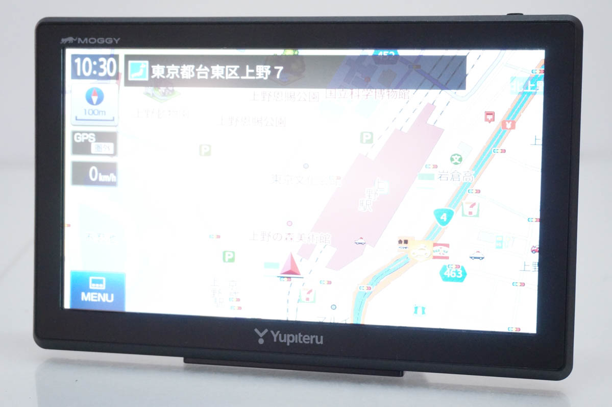 【中古】Yupiteruユピテル 7V型 ポータブルナビゲーション MOGGY YPB743 カーナビ
