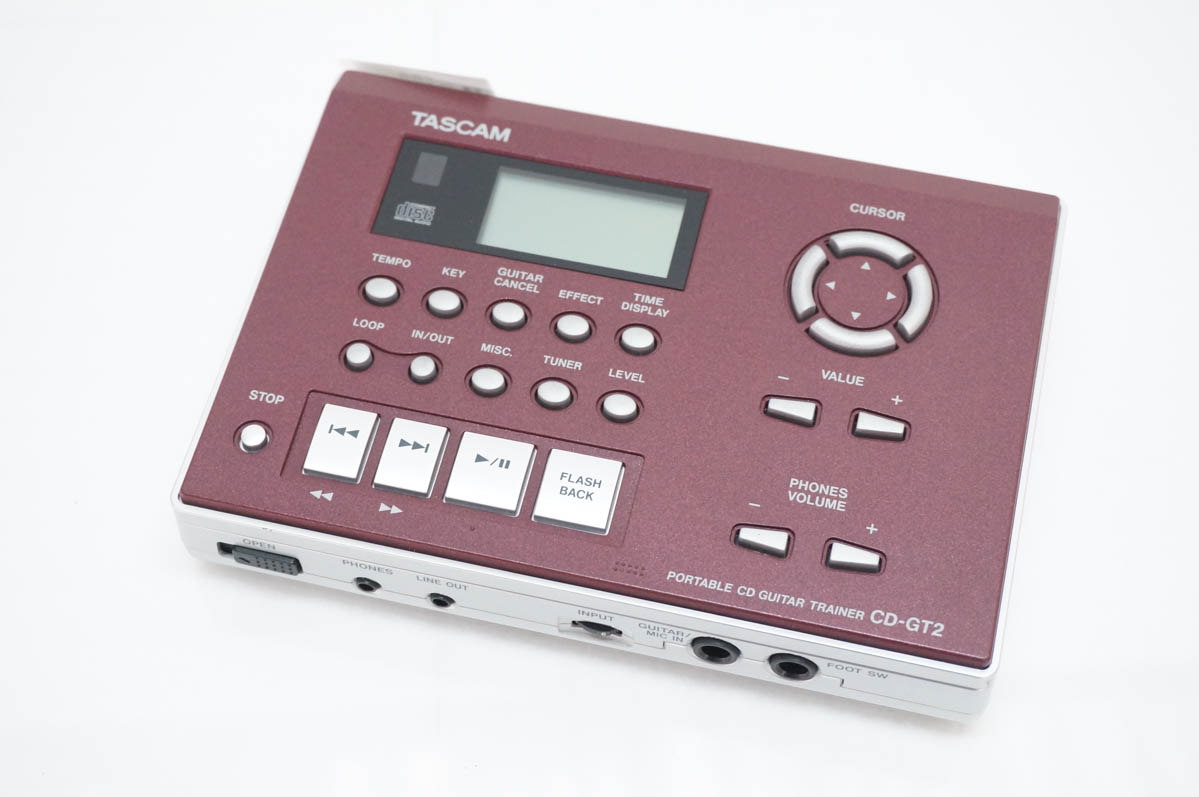 【中古】TASCAMタスカム ポータブルCDギタートレーナー CD-GT2|エスネットショップ店