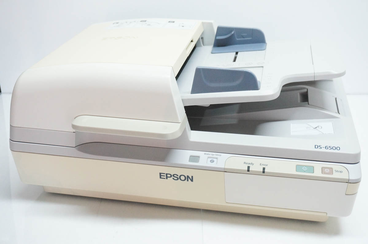【中古】EPSONエプソン A4対応 ADF搭載フラットベッドスキャナー DS-6500|エスネットショップ店