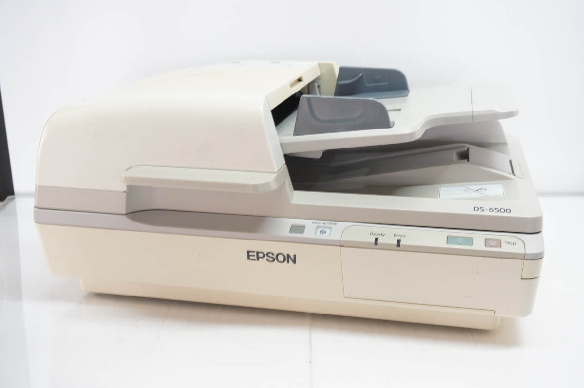【中古】EPSONエプソン A4対応 ADF搭載フラットベッドスキャナー DS-6500|エスネットショップ店
