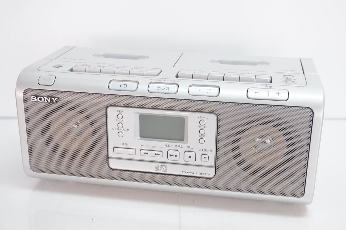 【中古】SONYソニー パーソナルオーディオシステム CDラジカセ CFD-W78
