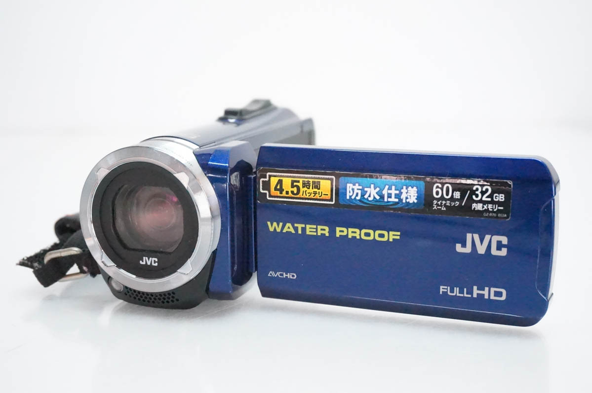 【中古】JVC Everioエブリオ GZ-R70-A ハイビジョンメモリームービー 32GB 防水｜エスネットショップ店