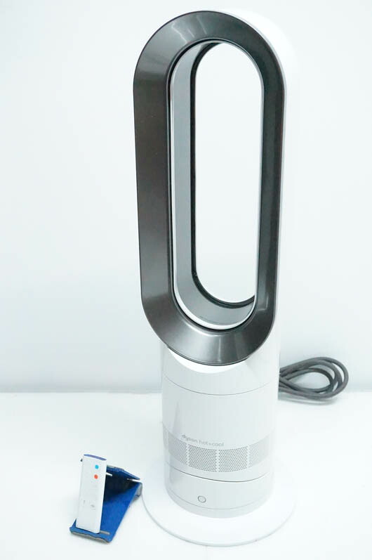 【中古】ダイソンDyson Hot+Coolホットアンドクール ファンヒーター エアマルチプライアー AM09WN ホワイト/ニッケル 扇風機｜エスネットショップ店
