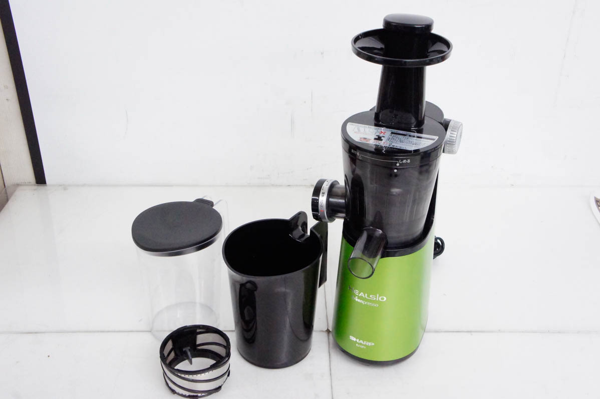 SHARP - 新品　SHARP（シャープ）ヘルシオスロージューサー　EJ-CP1-W 楽天市場】展示品 シャープ EJ-CP1-W スロージューサー