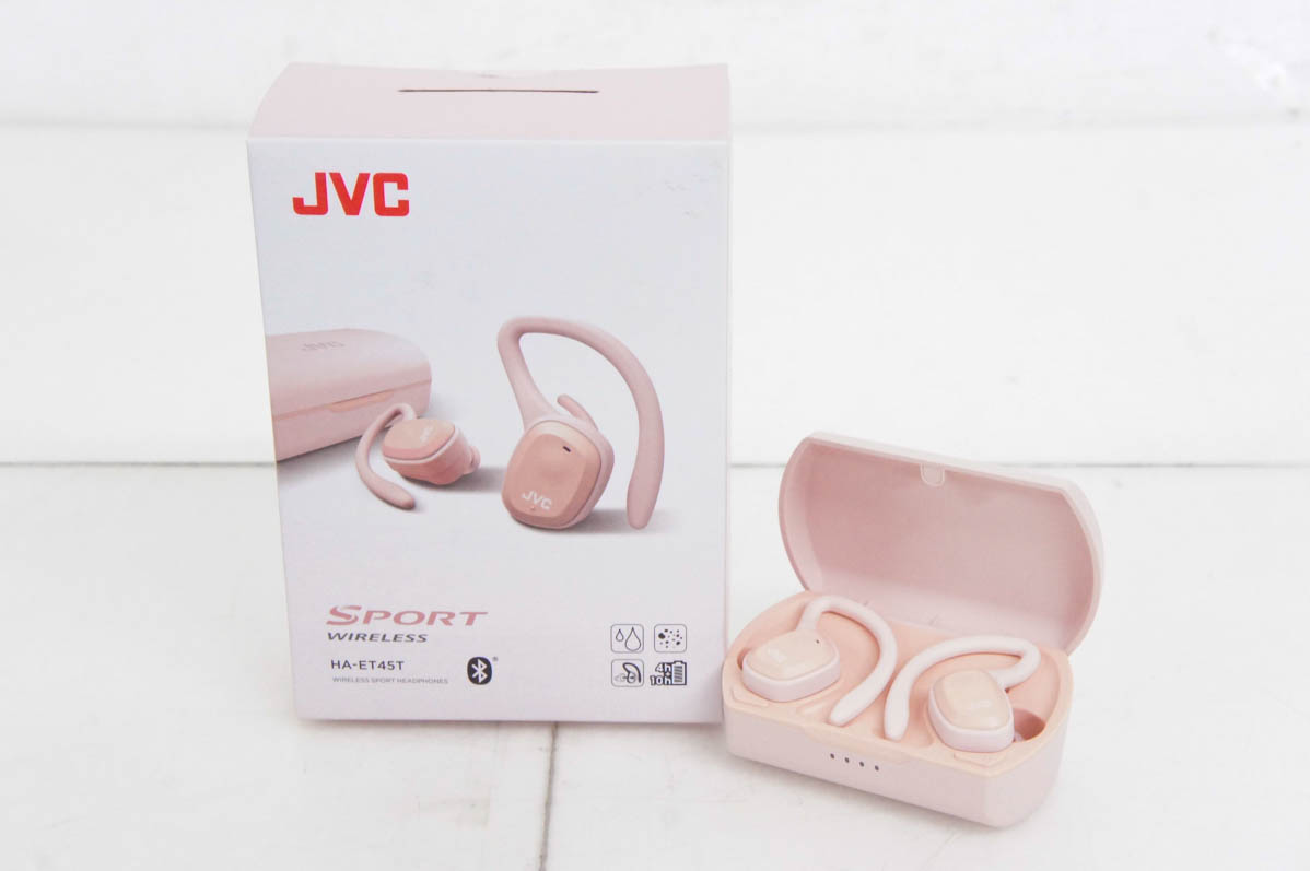 【中古】JVC Bluetooth対応 フルワイヤレスイヤホン HA-ET45T ワイヤレス(左右分離)