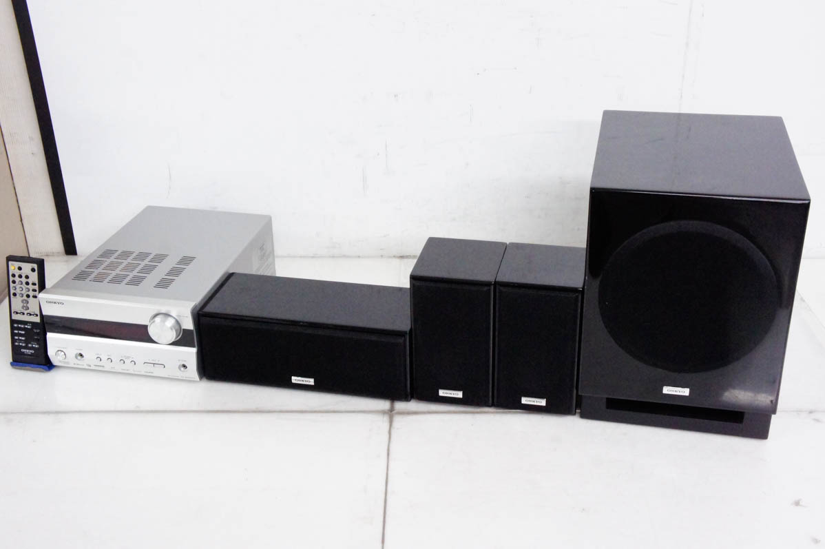 【中古】【センタースピーカーD-108C付き】ONKYOオンキヨー 2.1chシアターパッケージ BASE-V30HDX