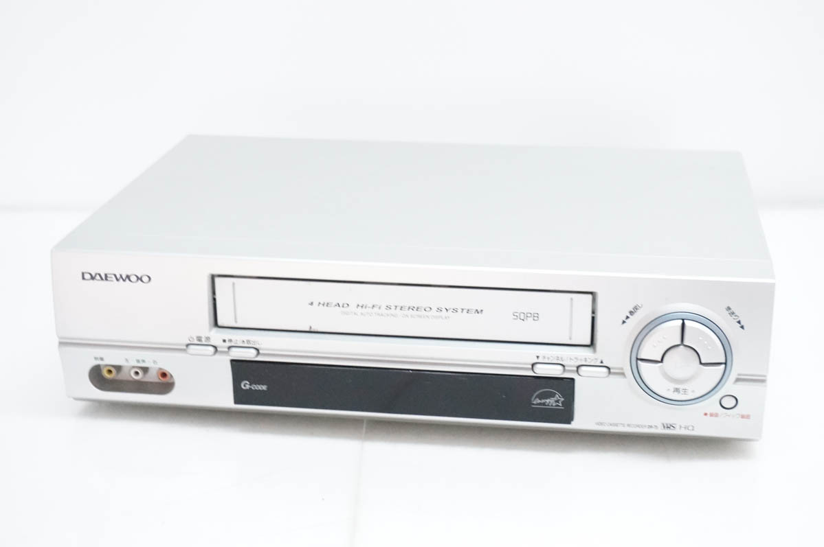 【中古】DEWOO大宇 VHS ビデオカセットデッキ DR-T5 ビデオデッキ|エスネットショップ店