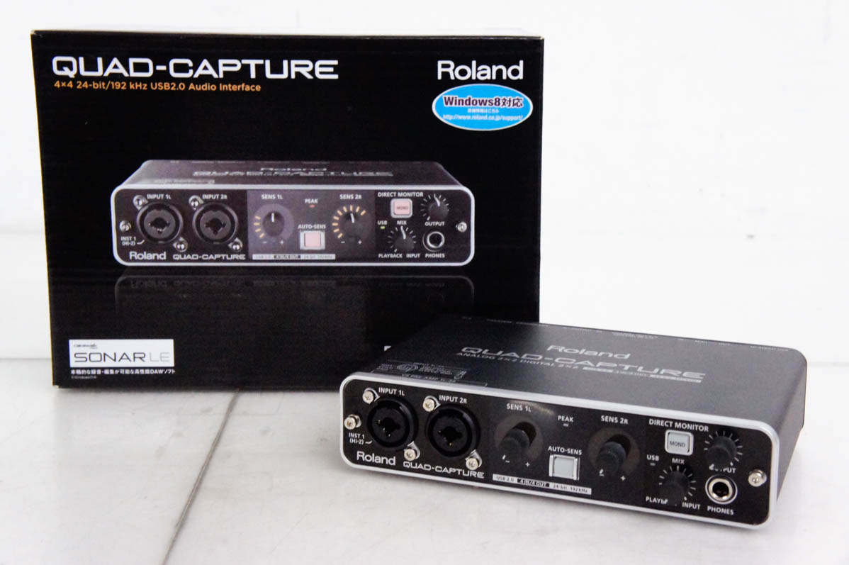 楽天市場】Roland QUAD-CAPTURE USB/Audio インターフェース UA