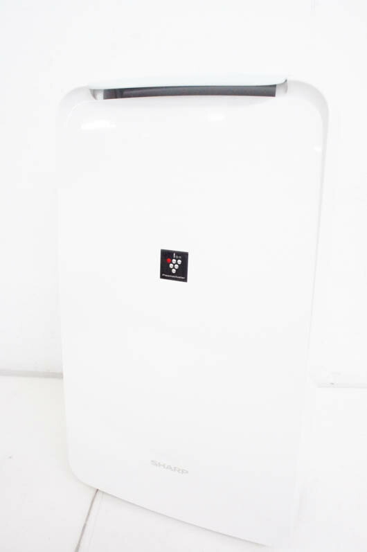 【中古】SHARPシャープ プラズマクラスター除湿機 CV-J71-W コンパクトタイプ 木造8畳～鉄筋16畳