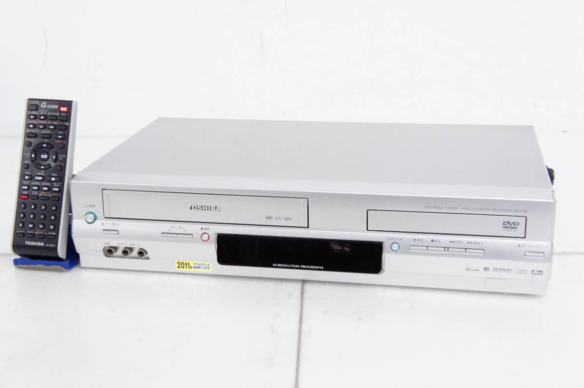 【中古】東芝TOSHIBA VTR一体型DVDビデオプレーヤー DVDプレーヤー一体型VHSビデオデッキ SD-V800 中古】東芝TOSHIBA VTR一体型DVDビデオプレーヤー DVDプレーヤー