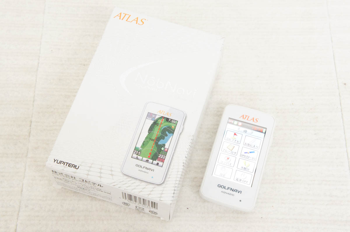 【中古】Yupiteruユピテル GOLFNAVI ゴルフナビ AGN5300 ATLAS (アトラス) GOLFNAVI ゴルフナビ AGN5300「NobNavi
