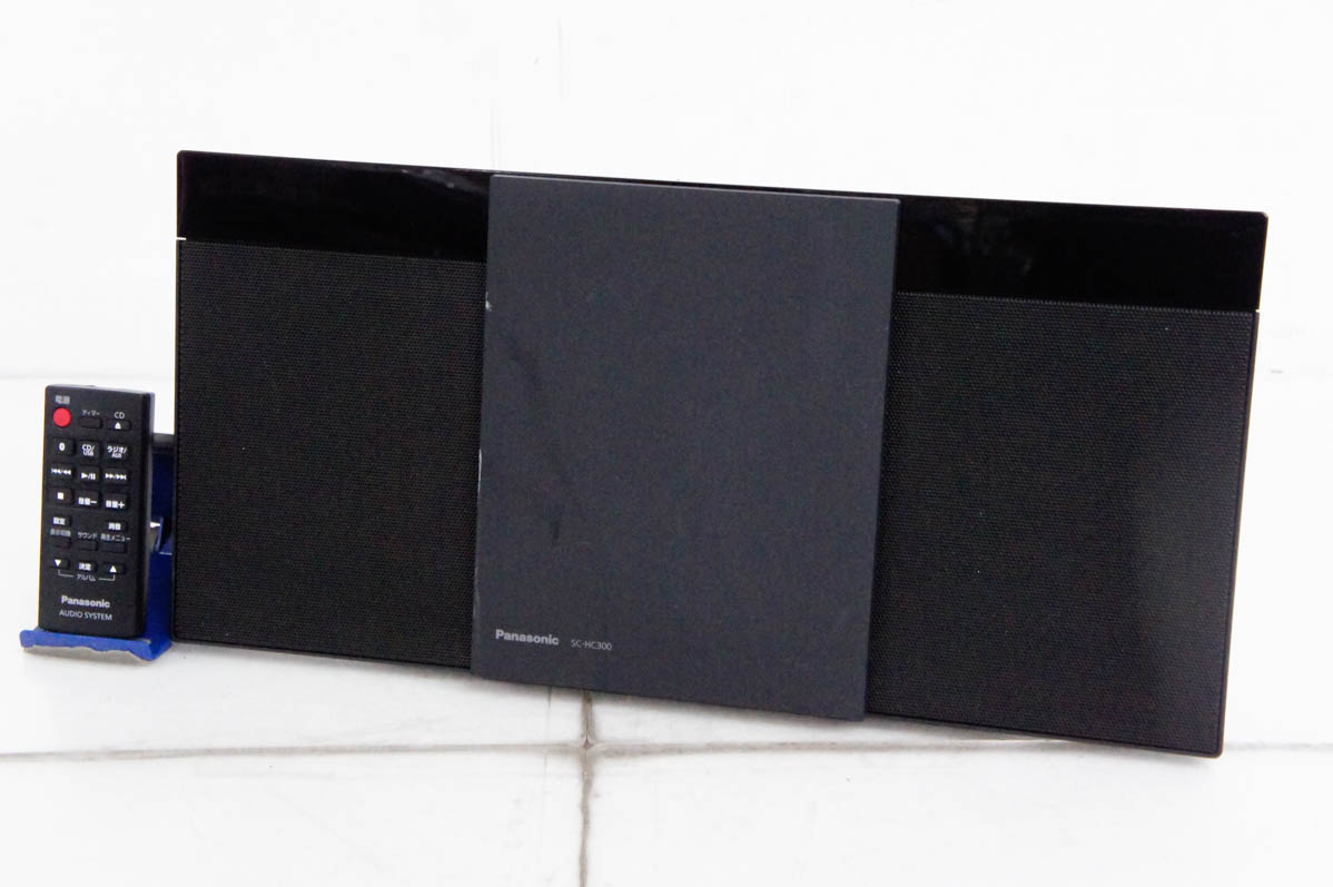 ③中古　2015年製　パナソニック コンパクトステレオシステム Bluetooth対応　SC-HC39 2015年 パナソニックのミニコンポ集。 高音質モデル、綺麗なデザインの