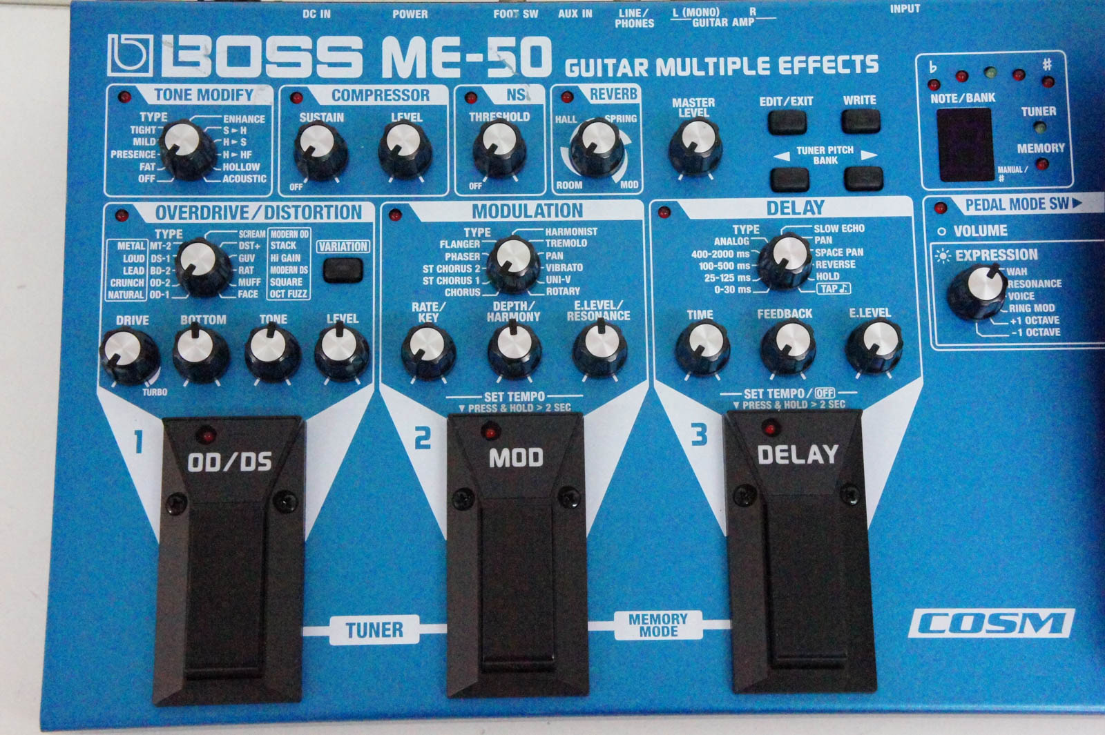 楽天市場 中古 Bossボス ベース用マルチ エフェクター Me 50 Bass Multiple Effects エスネットショップ楽天市場店