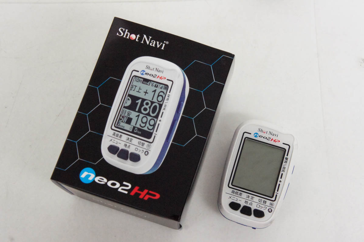【中古】テクタイト Shot Navi neo2HP ショットナビ ネオ 2HP GPS測定器 ゴルフナビ