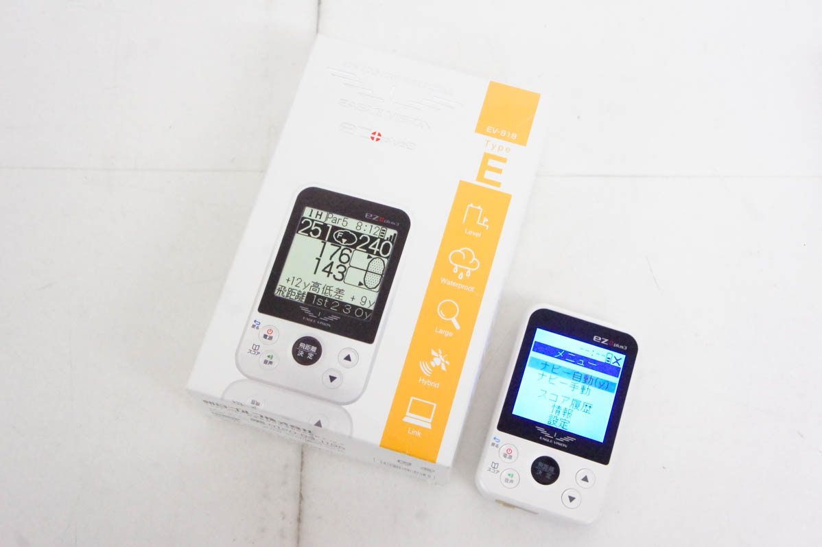 【中古】朝日ゴルフ GPSゴルフナビゲーション EAGLE VISION ez plus3 EV-818