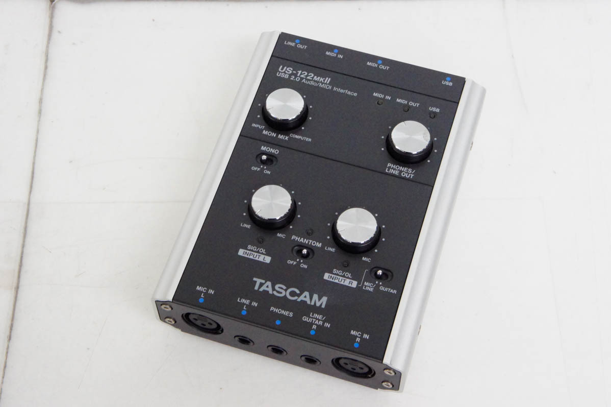 【中古】TASCAMタスカム USBオーディオインターフェース US-122 MK2