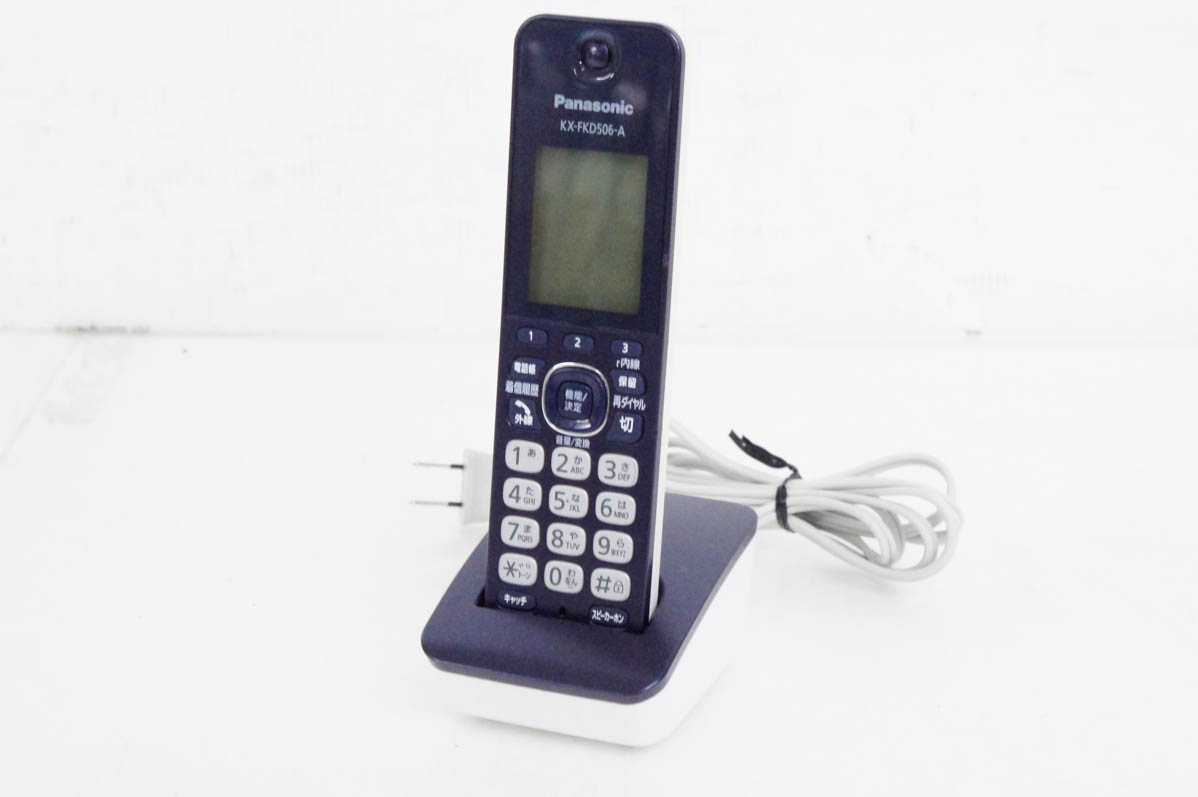 【中古】Panasonicパナソニック コードレス増設子機 KX-FKD506-A 電話機/FAXに