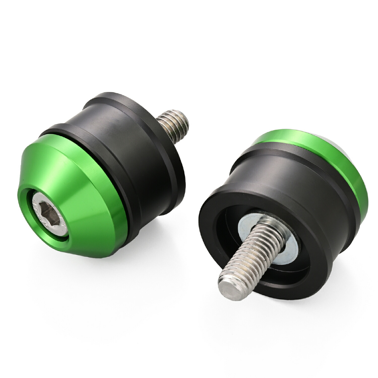 デイトナ(Daytona) アルミビレット バイク用 バーエンド カワサキ(M8