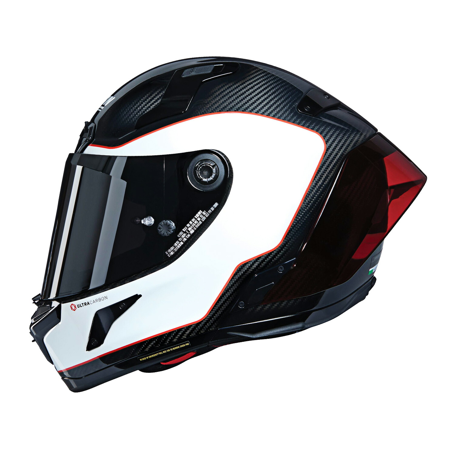49835 DAYTONA デイトナ NOLAN X-804RS ULTRA CARBON ASSO DI PICCHE SPADEA WHITE/343 Mサイズ｜グリーンテック店