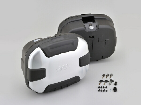 18951 DAYTONA デイトナ GIVI TRK35PACK2 リアボックス サイドケース 兼用 シルバー 左右セット 各35L｜グリーンテック店