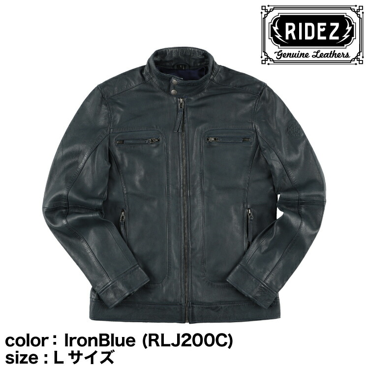 楽天市場】RIDEZ ACE JACKET LAMP BLACK (RLJ110) Lサイズ/シングルライダースジャケット : グリーンテック楽天市場店