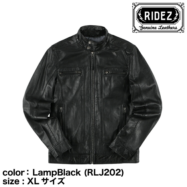 楽天市場】RIDEZ ACE JACKET LAMP BLACK (RLJ110) Mサイズ/シングル