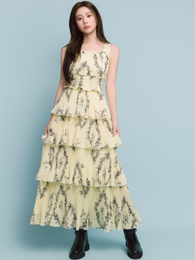 楽天市場】【SALE／40%OFF】ボタニカルフラワーキャミワンピース