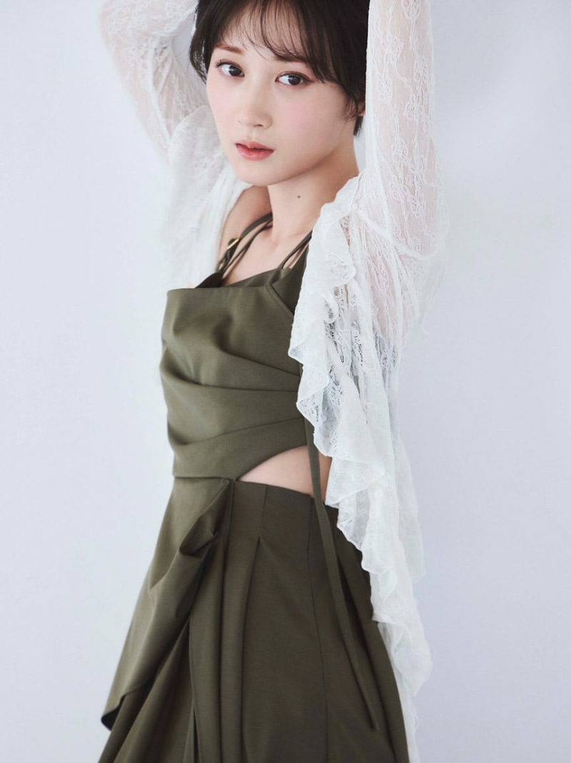 カットレースフリルプルオーバー SNIDEL スナイデル トップス スウェット・トレーナー ピンク【送料無料】[ Fashion]
