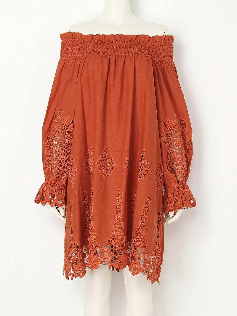 楽天市場 Rakuten Fashion Sale 45 Off オフショルエンブロイダリーop Snidel スナイデル ワンピース ノースリーブ ワンピース レッド ブラック ホワイト Rba E 送料無料 Snidel スナイデル