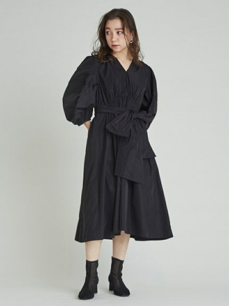 魅力的な 楽天市場 タフタボリュームミディワンピース Snidel スナイデル ワンピース ロングワンピース マキシワンピース ブラック 送料無料 Rakuten Fashion Snidel スナイデル 代引不可 Www Rvworkshop Com