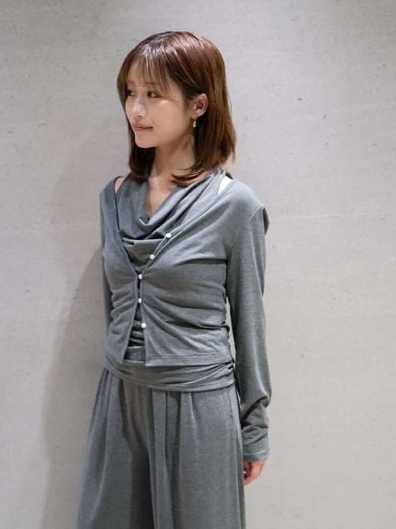 楽天市場】フリルニットカーディガン SNIDEL スナイデル トップス