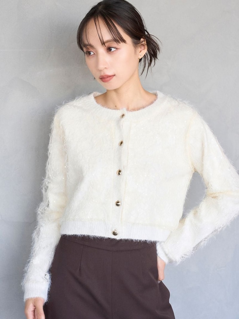 サ*イ様 SNIDEL エンブロイダリーレースカーディガン　フリーサイズ　ピンク サ*イ様 SNIDEL エンブロイダリーレースカーディガン フリーサイズ