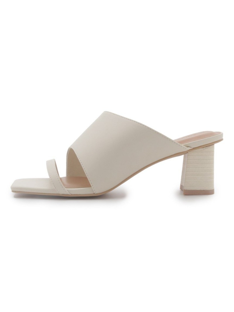 スクエアトゥラウンドサボ Snidel スナイデル シューズ サンダル ミュール 白人 墨ぞめ 茶 貨物輸送無料 Rakuten Fashion Lorot Couverture Fr