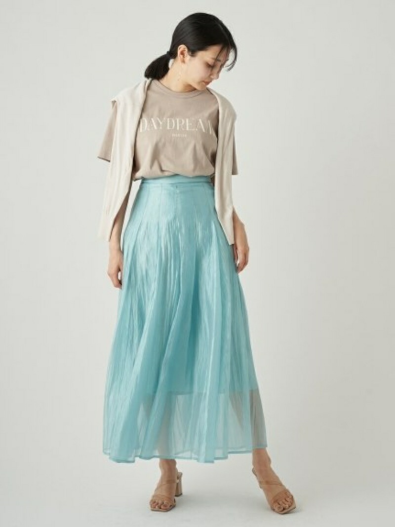 シアータックフレアスカート Snidel スナイデル スカート