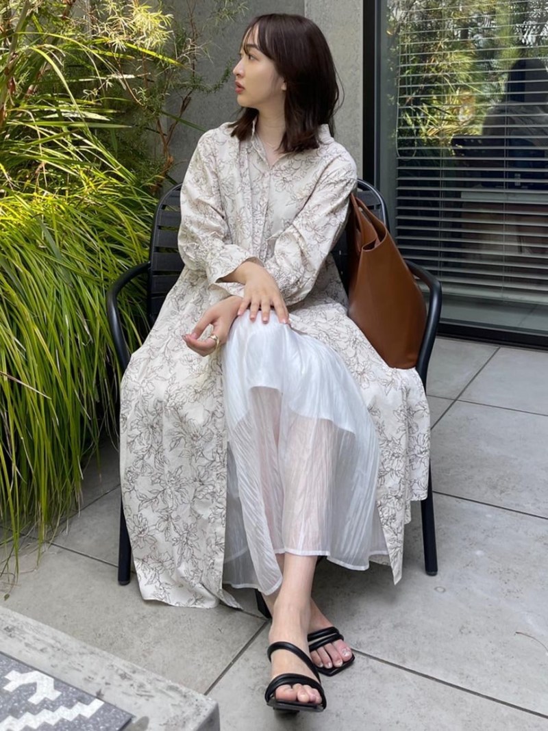 シアータックフレアスカート Snidel スナイデル スカート