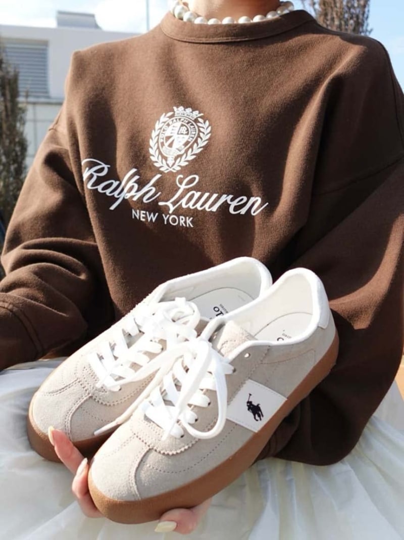 【POLO RALPH LAUREN】スニーカー SNIDEL スナイデル シューズ・靴 スニーカー ベージュ【貨物輸送無料】[ Fashion]