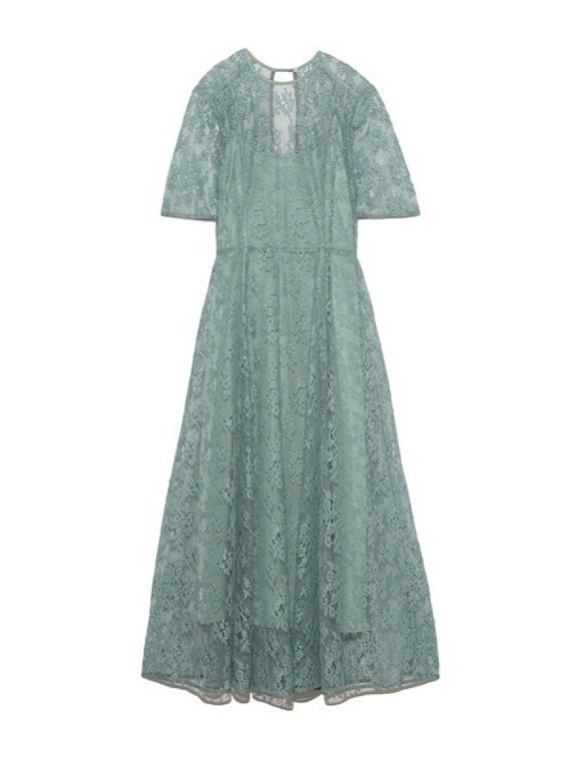 楽天市場 Rakuten Fashion Sale 45 Off バックデザインレースオケop Snidel スナイデル ワンピース ワンピースその他 ベージュ グリーン グレー Rba E 送料無料 Snidel スナイデル