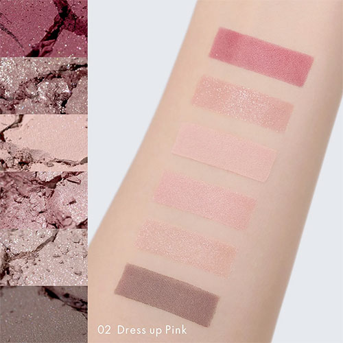 公式】SNIDEL BEAUTY｜アイデザイナー n 01〜04｜アイシャドウパレット