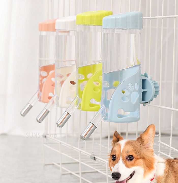 給水器 猫 犬 水飲み器 350ml 便利 水やり用品 ウサギ 小動物 犬 ...
