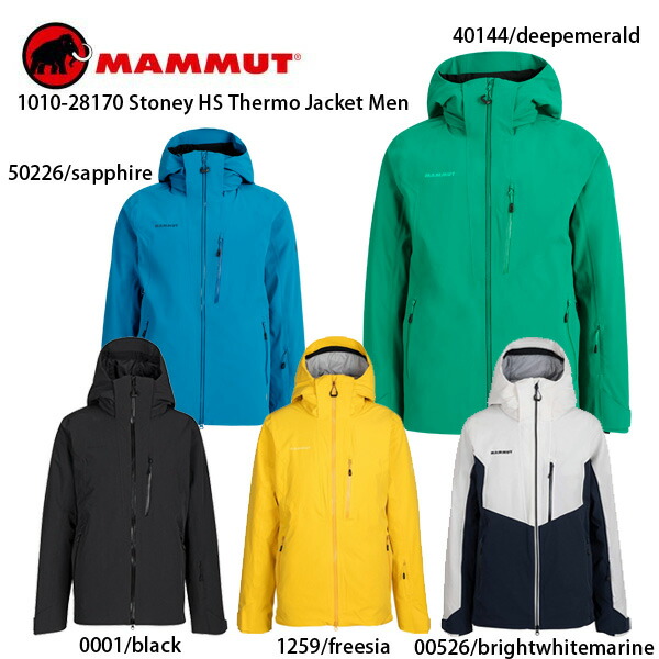 楽天市場 Mammut マムート スキーウェア 21 1010 Stoney Hs Thermo Jacket Men ジャケット メンズ スキー用品通販 スノーファミリー