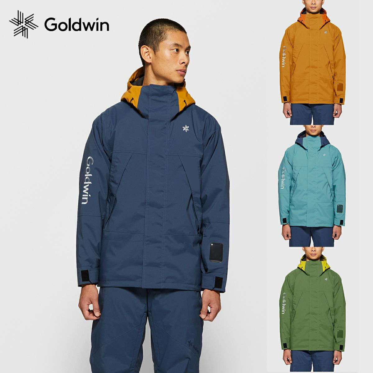 いてから ヤフオク! - 23GOLDWIN G12307P/ColoredHoodJacket＆G32355BP