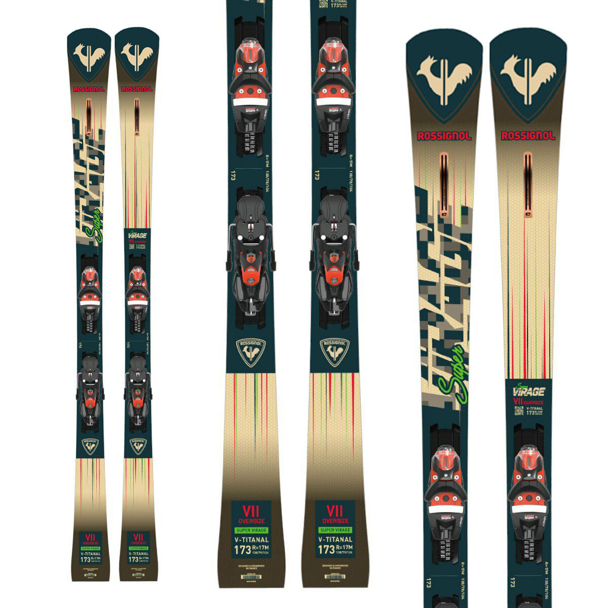 高額売筋】 SUPER ROSSIGNOL GW スキー板 KONECT ロシニョール 2023 SPX 12 VIRAGE VII OVERSIZE  ウインタースポーツ