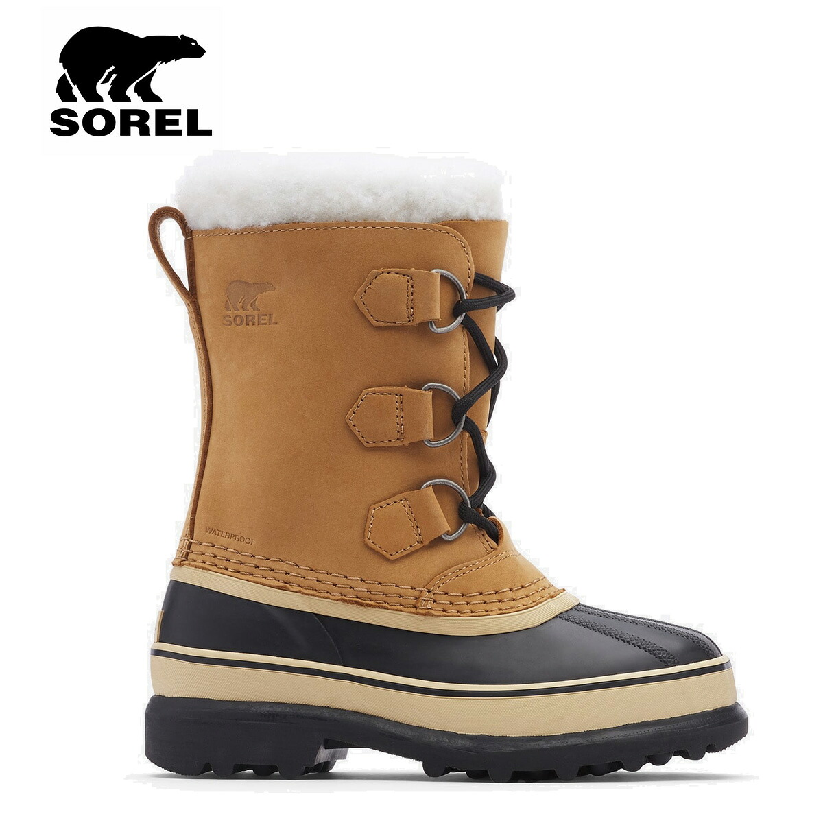 SOREL ソレル スノーシューズ スノーブーツ キッズ ジュニア <2025> YOUTH CARIBOU WP ユース カリブー ウォータープルーフ / LY1000|スキー用品通販 スノーファミリー